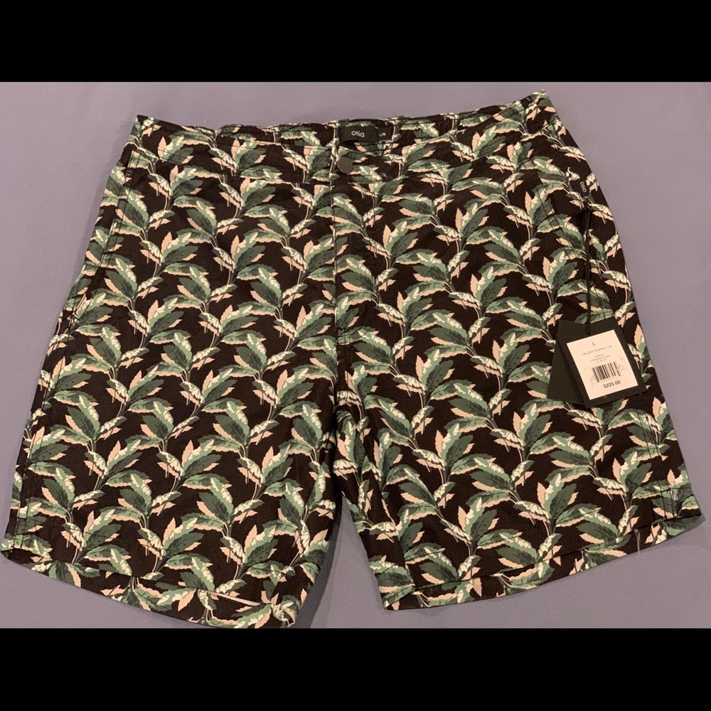 Onia Paradise Palms Calder or Charles Trunks 7.5E